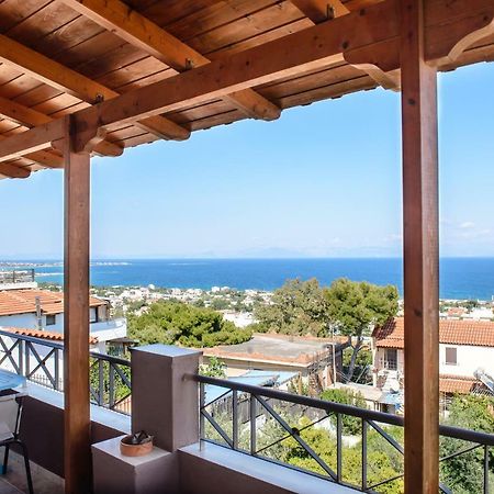 Peris Panoramic Villa Near Athens Airport Paralia  Buitenkant foto