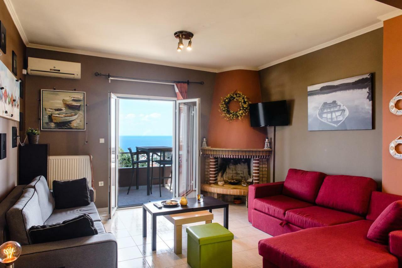 Peris Panoramic Villa Near Athens Airport Paralia  Buitenkant foto