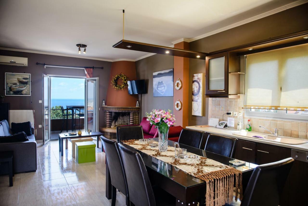 Peris Panoramic Villa Near Athens Airport Paralia  Buitenkant foto
