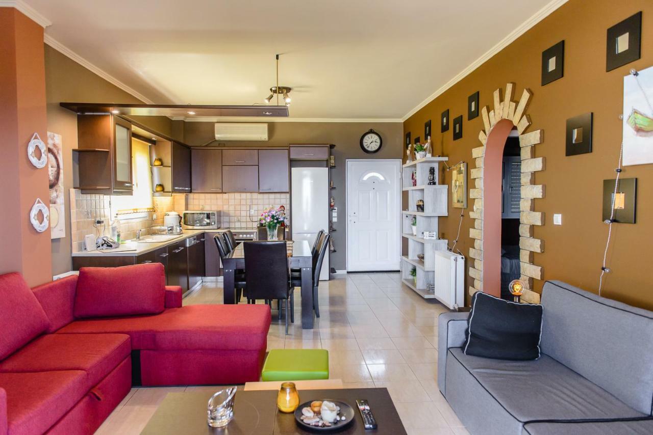 Peris Panoramic Villa Near Athens Airport Paralia  Buitenkant foto