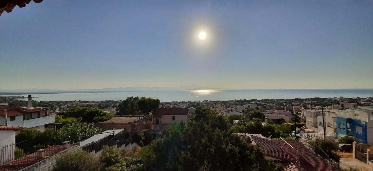 Peris Panoramic Villa Near Athens Airport Paralia  Buitenkant foto