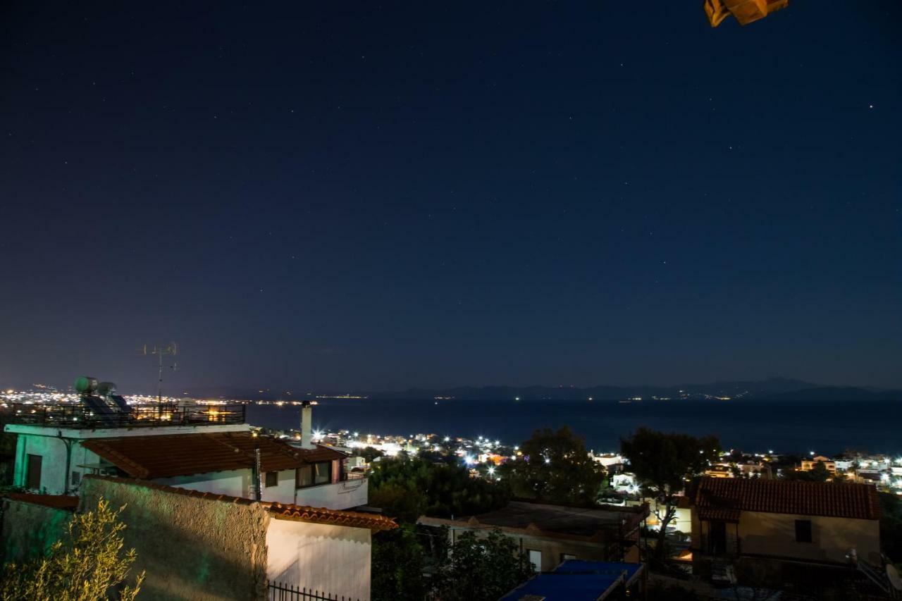 Peris Panoramic Villa Near Athens Airport Paralia  Buitenkant foto