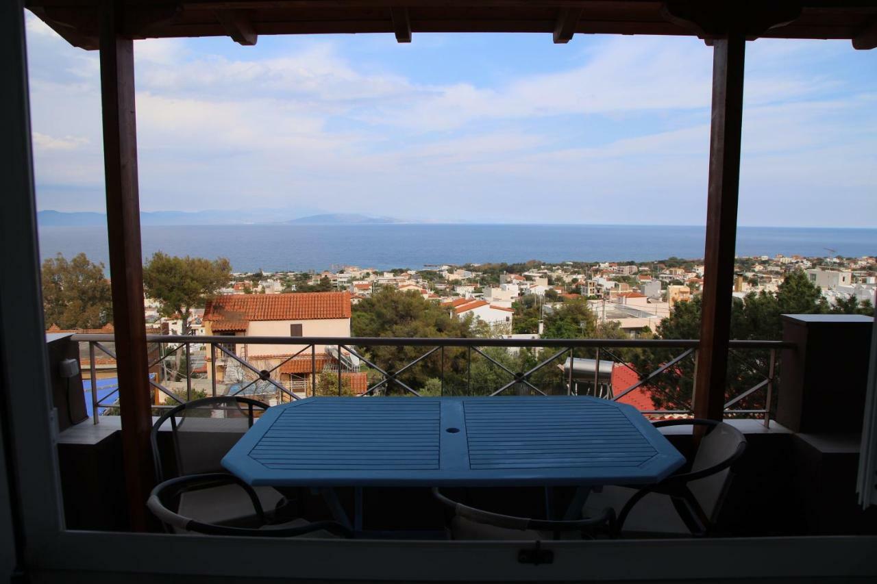 Peris Panoramic Villa Near Athens Airport Paralia  Buitenkant foto